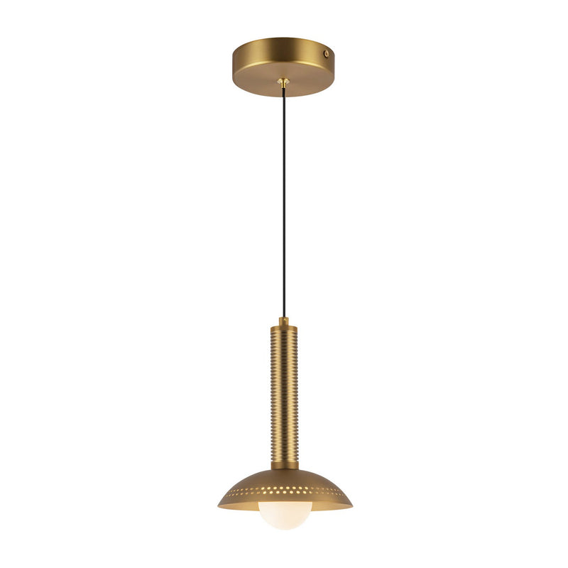 Alora - PD616109BGOP-UNV - LED Pendant - Arden - Brushed Gold/Opal Glass