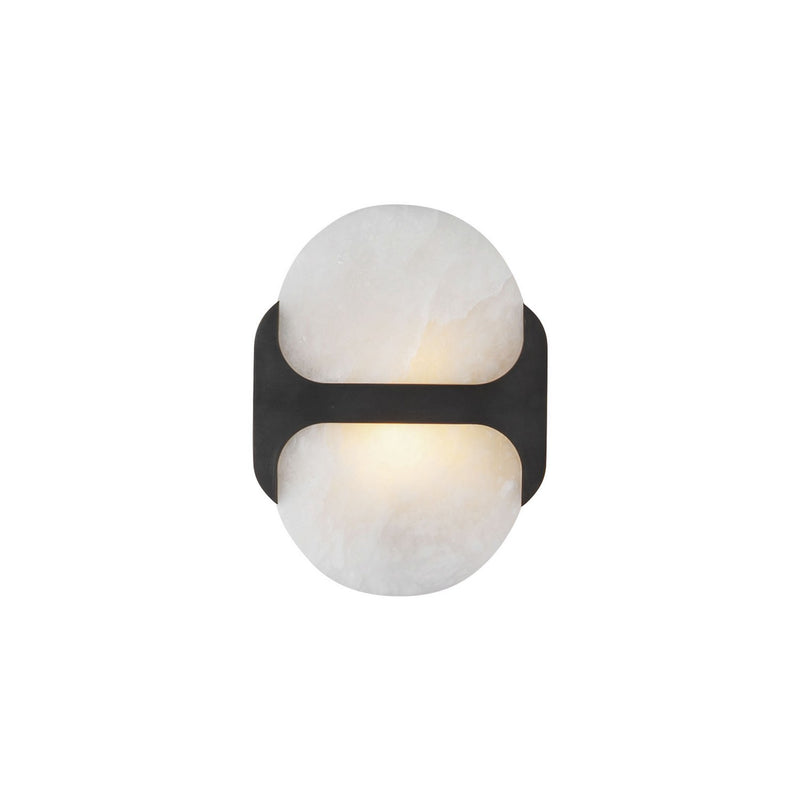 Alora - WV357109UBAR - One Light Wall Vanity - Odin - Urban Bronze/Alabaster