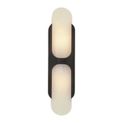 Alora - WV357217UBAR - Two Light Wall Vanity - Odin - Urban Bronze/Alabaster