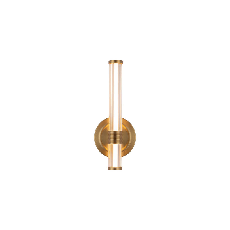 Alora - WV509012BG-UNV - LED Wall/Vanity - Elsie - Brushed Gold