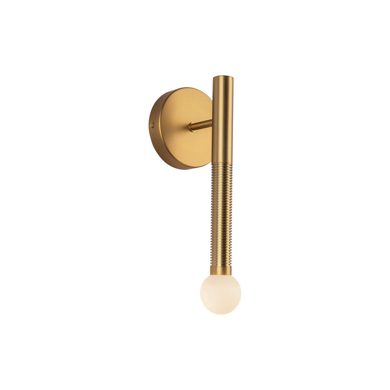 Alora - WV612114BGOP-UNV - LED Wall/Vanity - Arden - Brushed Gold/Opal Glass