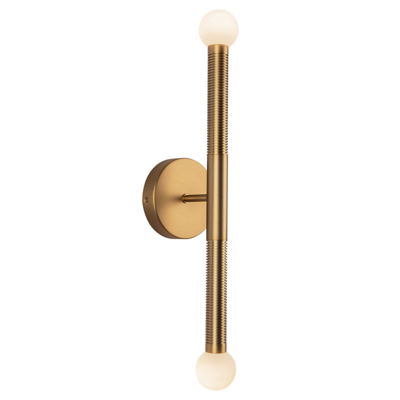 Alora - WV612223BGOP-UNV - LED Wall/Vanity - Arden - Brushed Gold/Opal Glass