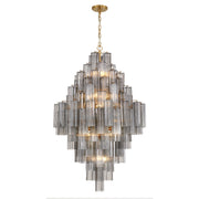 Crystorama - ADD-319-AG-SM - 20 Light Chandelier - Addis - Aged Brass