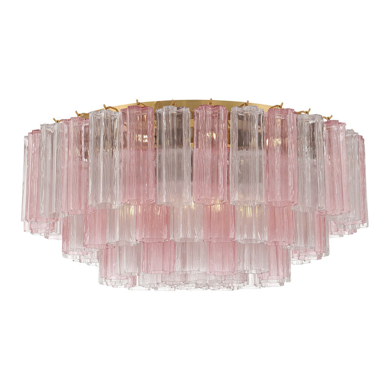Crystorama - ADD-331-AG-SP - 16 Light Flush Mount - Addis - Aged Brass