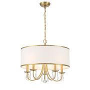 Crystorama - ED0662205VG - Five Light Chandelier - Adalynn - Vibrant Gold