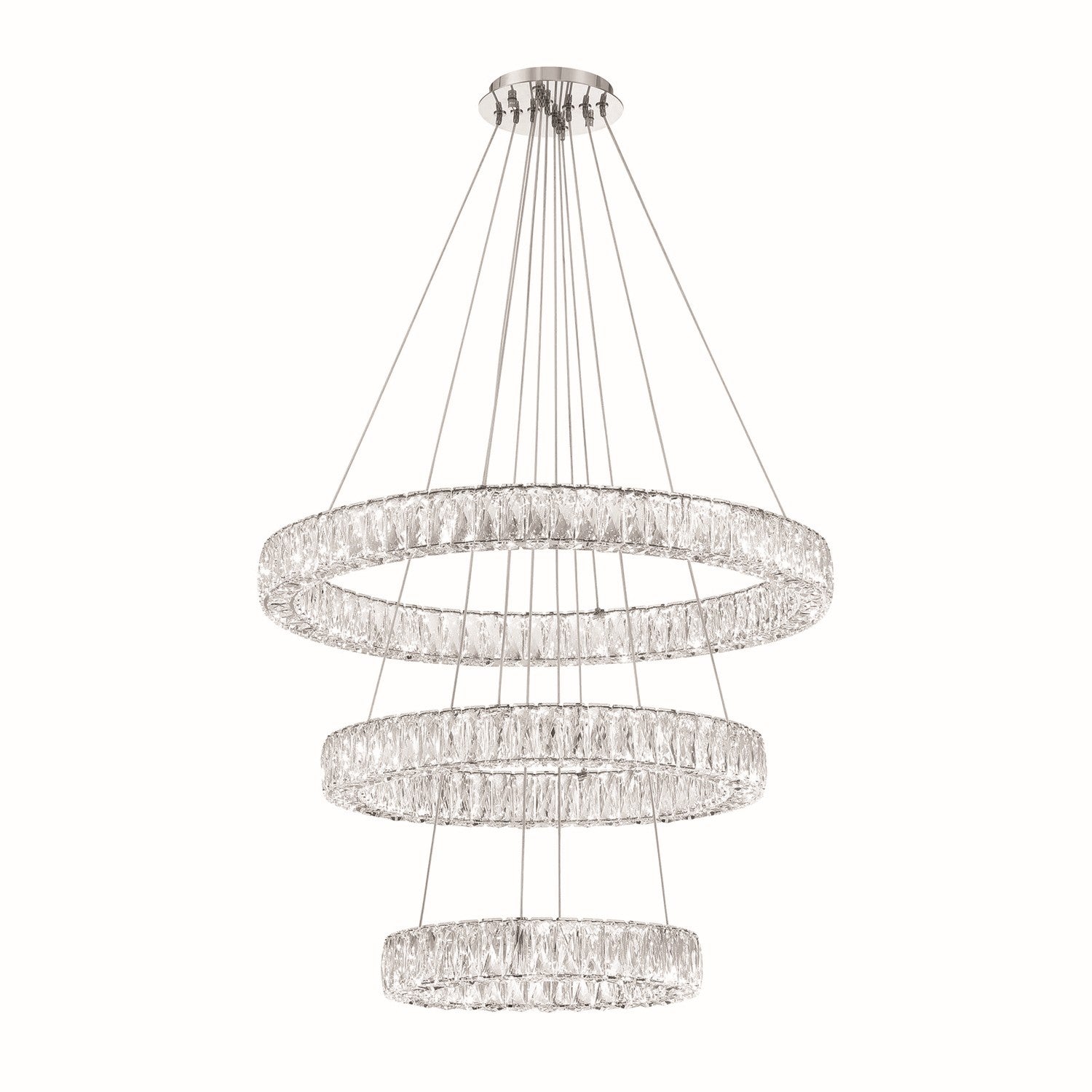 Crystorama - ED3563201CH - LED Chandelier - Kinsley - Polished Chrome