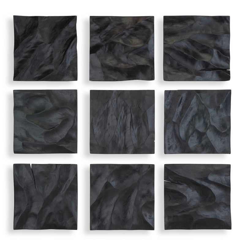 Uttermost - 04377 - Wall Decor, Set/9 - Malosi - Matte Black