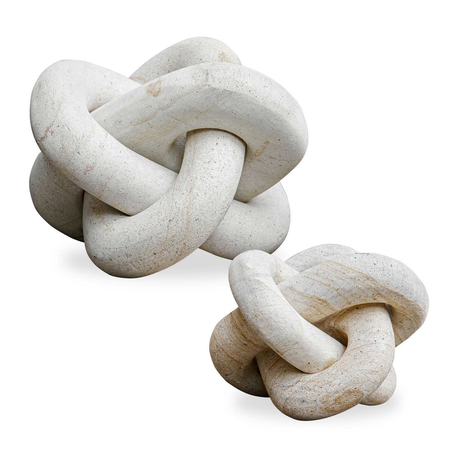 Uttermost - 17127 - Sculptures, Set/2 - Limestone Link - Natural