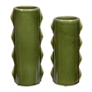 Uttermost - 18216 - Vases, Set/2 - Meander - Green Ceramic