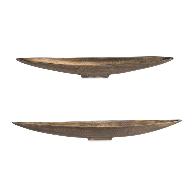 Uttermost - 18230 - Bowls, Set/2 - River Run - Antique Brass