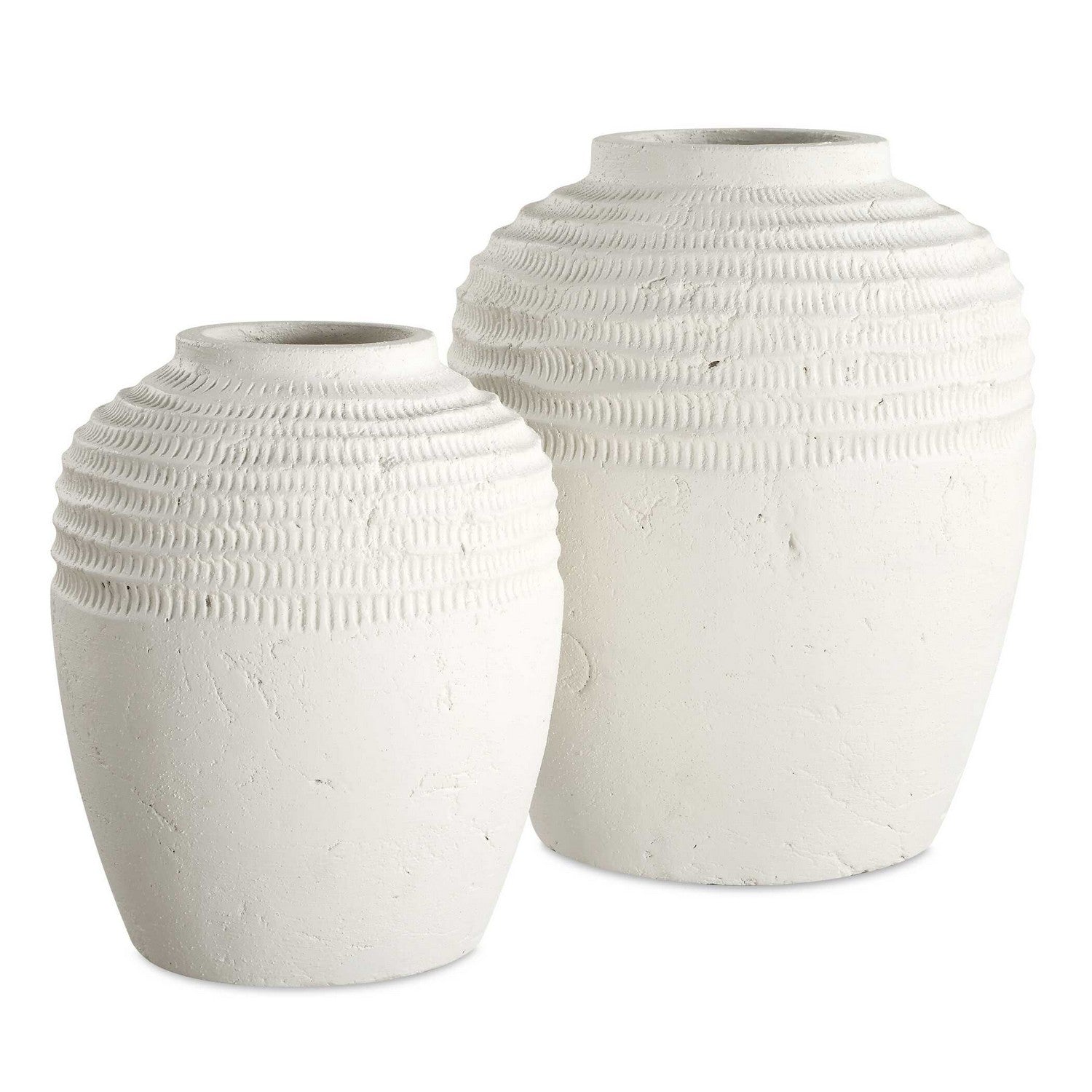 Uttermost - 18245 - Vases Set/2 - Luna - Chalk White