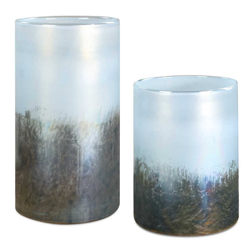 Uttermost - 18253 - Vases Set/2 - Midnight - Blue To Silver