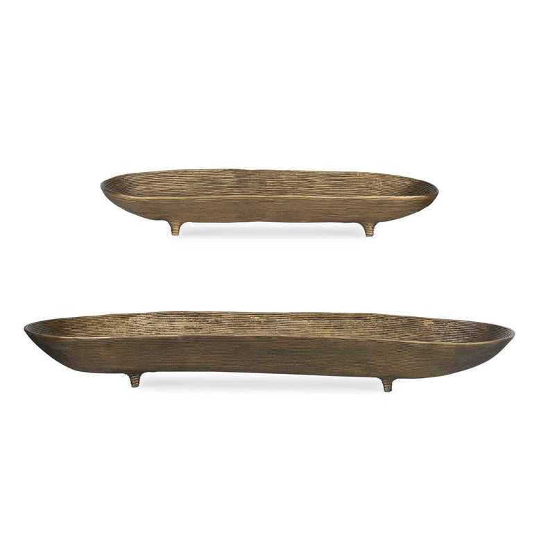Uttermost - 18254 - Bowl - Stratum - Antique Brass