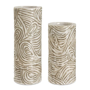 Uttermost - 18272 - Vases Set/2 - Timber - Earthy Tones