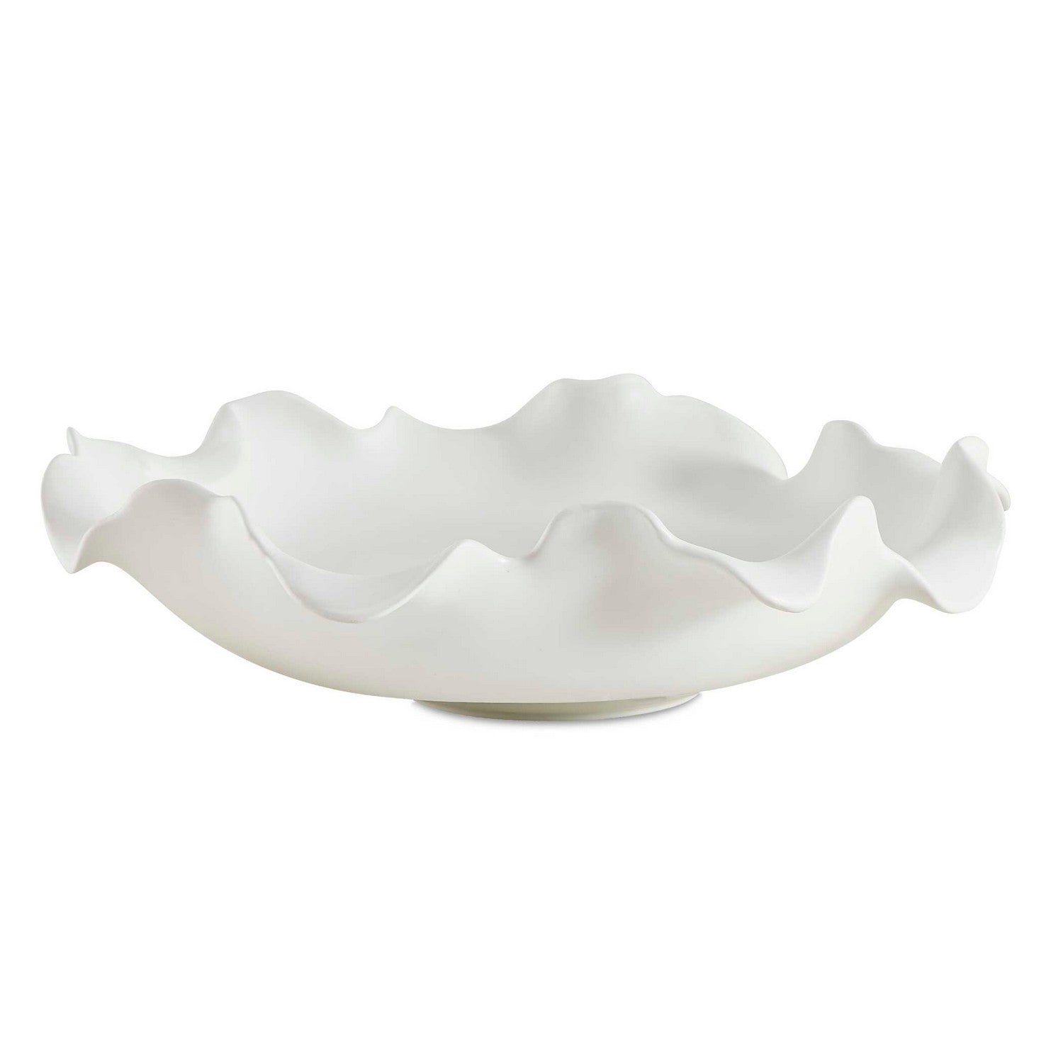 Uttermost - 18286 - Bowl - Wave - White Ceramic