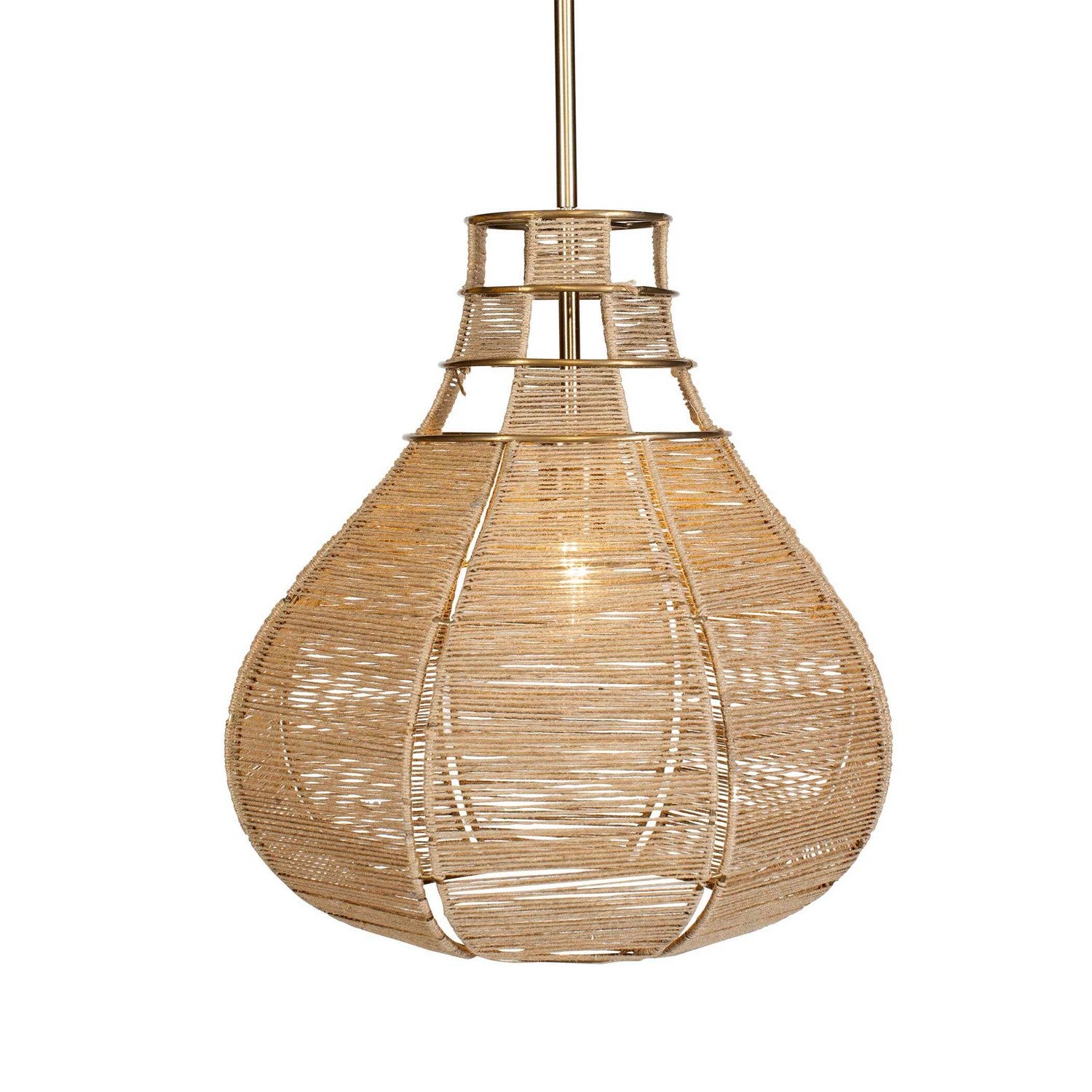 Uttermost - 21626 - One Light Pendant - Hestia - Antique Brass