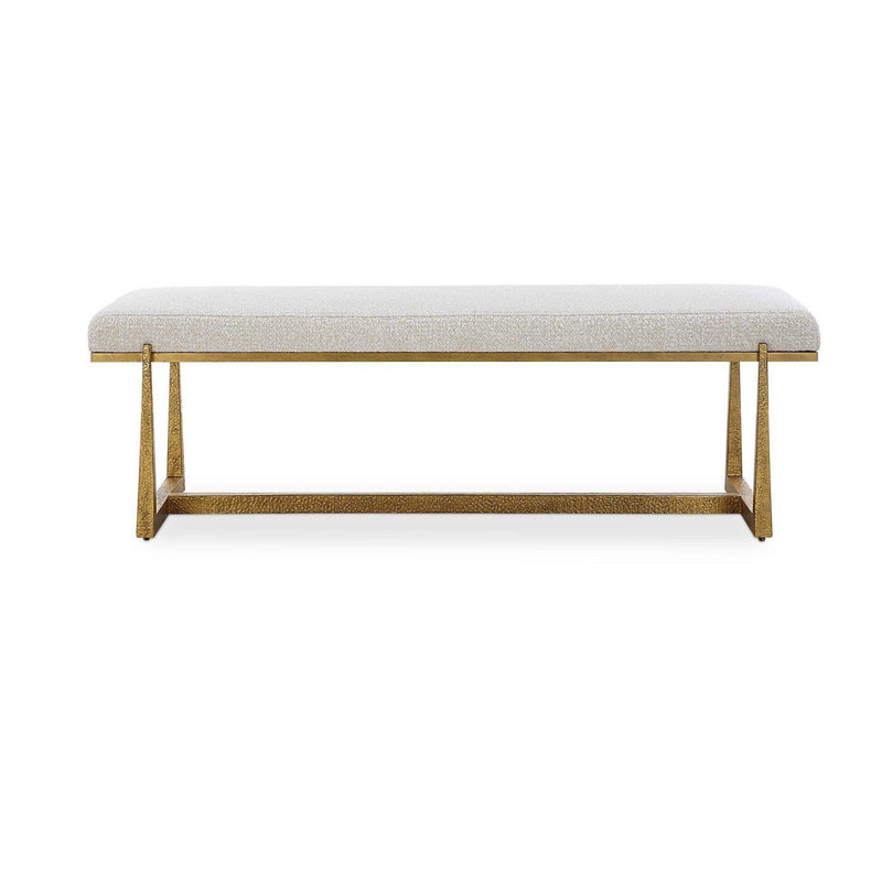 Uttermost - 23904 - Bench - Midas - Antique Gold