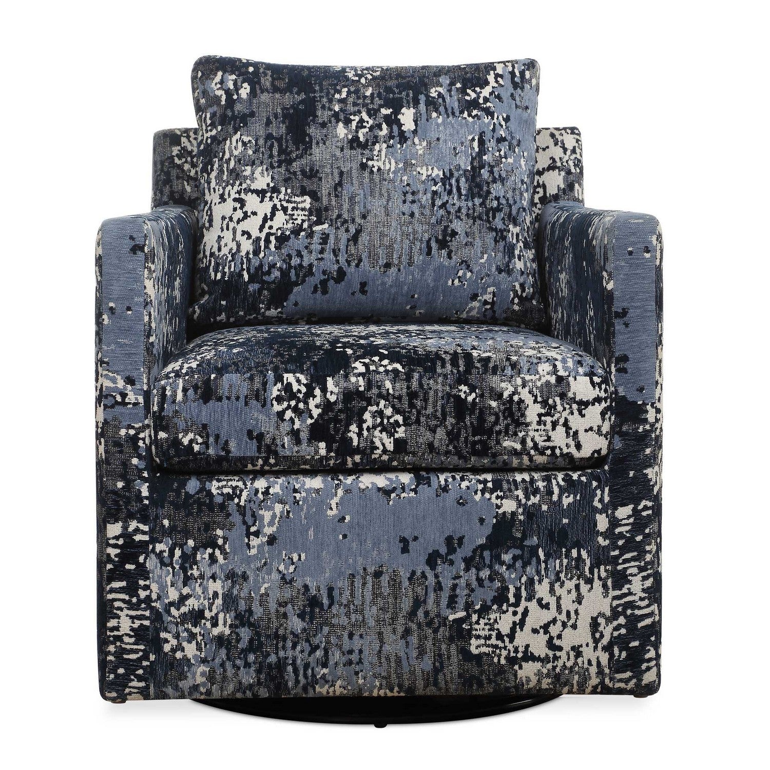 Uttermost - 23923 - Chair - Tisdell - White, Gray, And Indigo