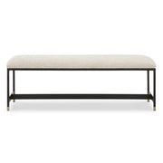 Uttermost - 23925 - Bench - Halston - Matte Black