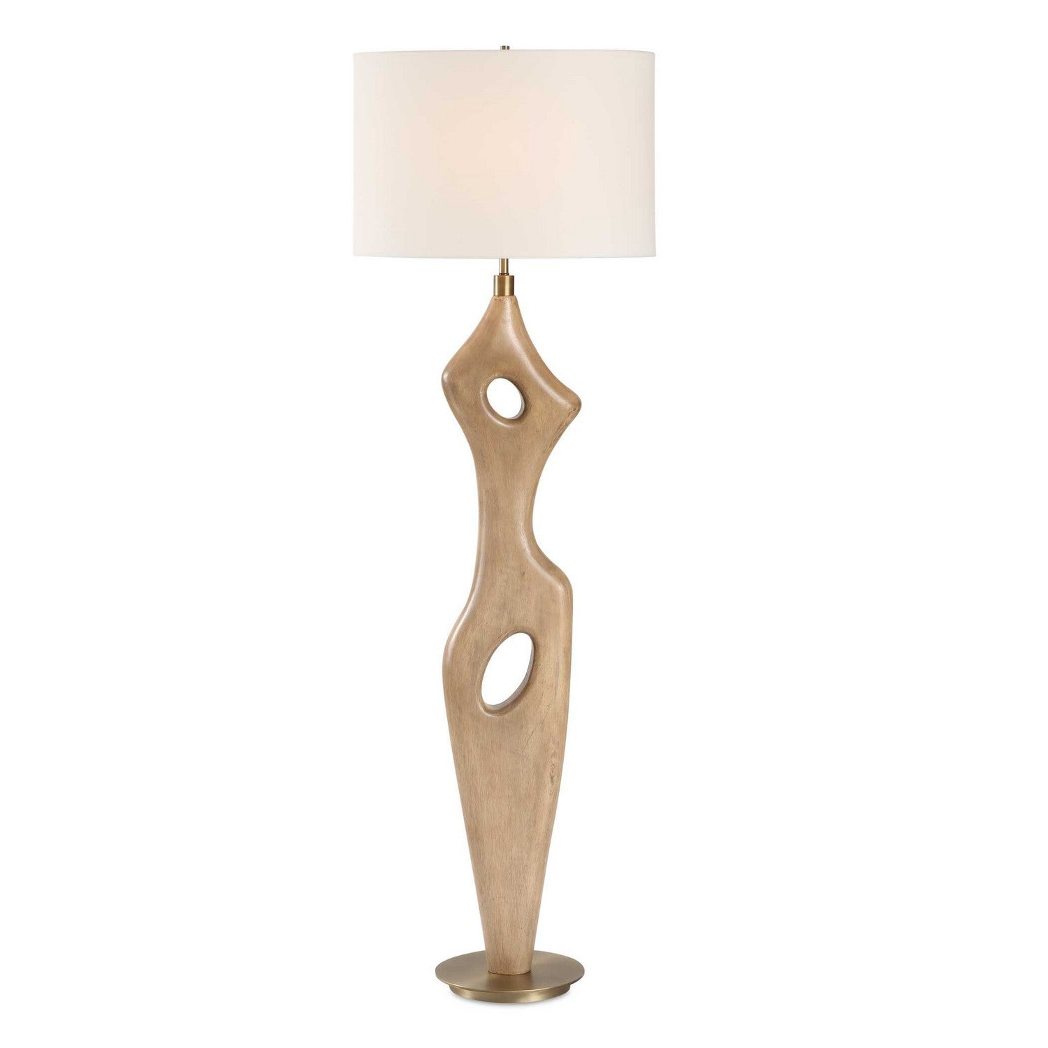 Uttermost - 30486-1 - One Light Floor Lamp - Almyra - Antique Brass