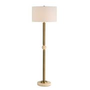 Uttermost - 30547-1 - One Light Floor Lamp - Hudson - Gold Plated Steel