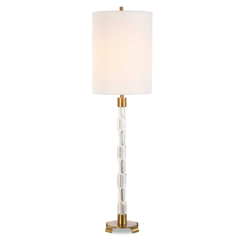 Uttermost - 30569-1 - One Light Buffet Lamp - York - Antique Brass Plated
