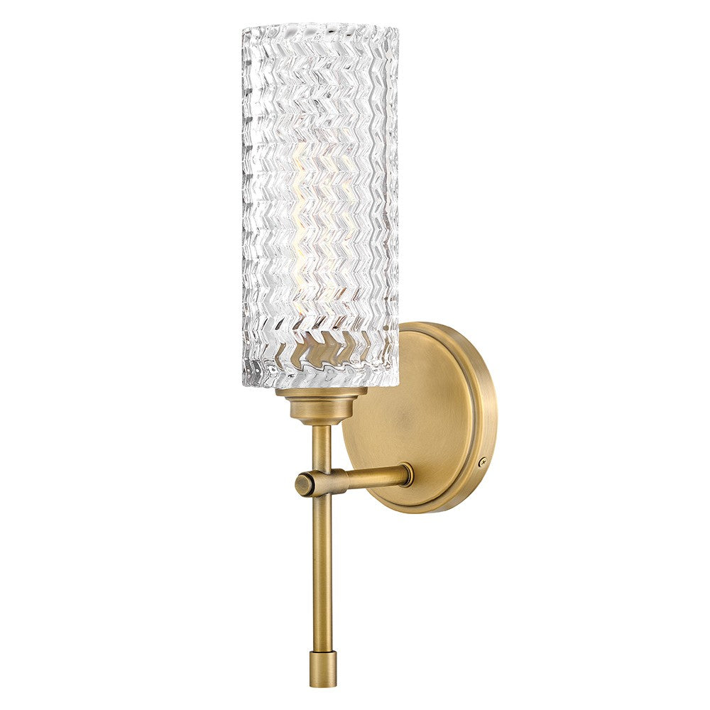 Hinkley - 5045HB - LED Wall Sconce - Elle - Heritage Brass