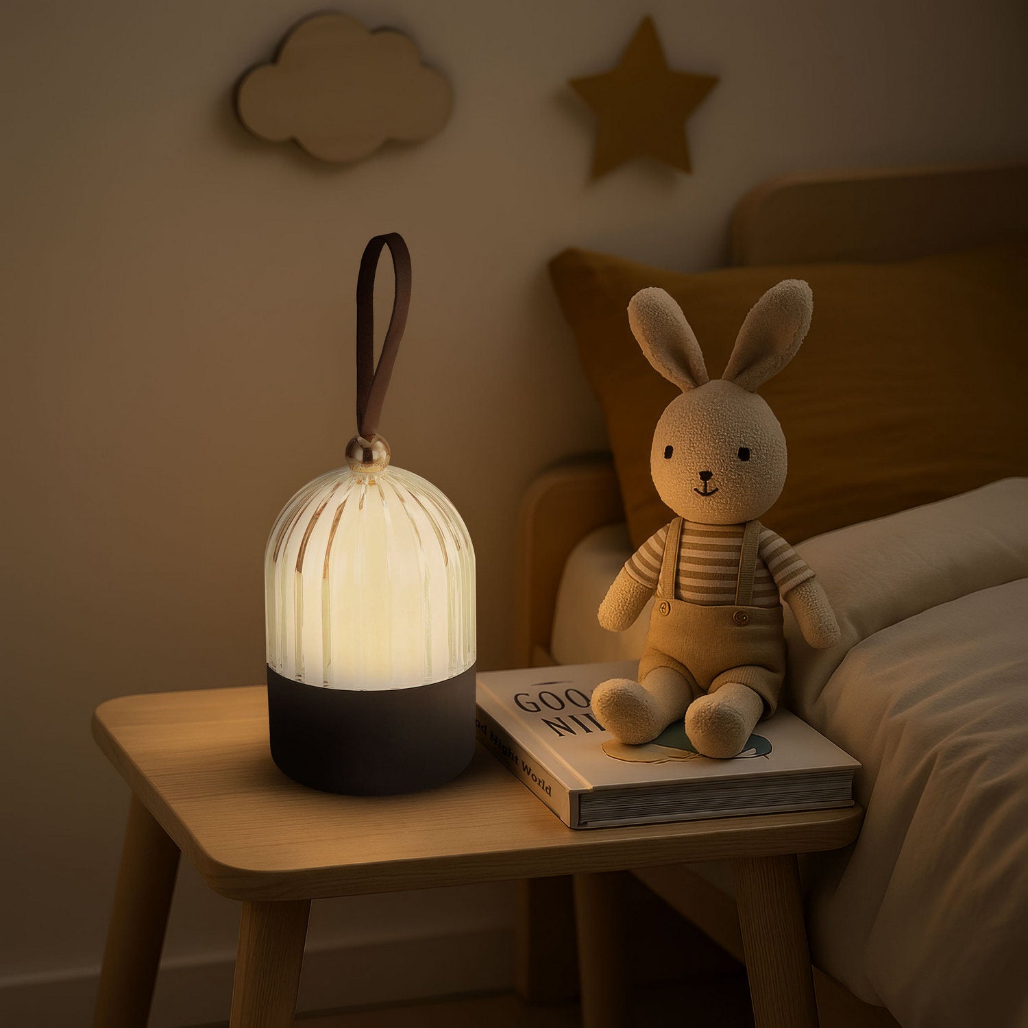 Golden - 2253-4 BLK - LED Lantern - Lunari - Matte Black