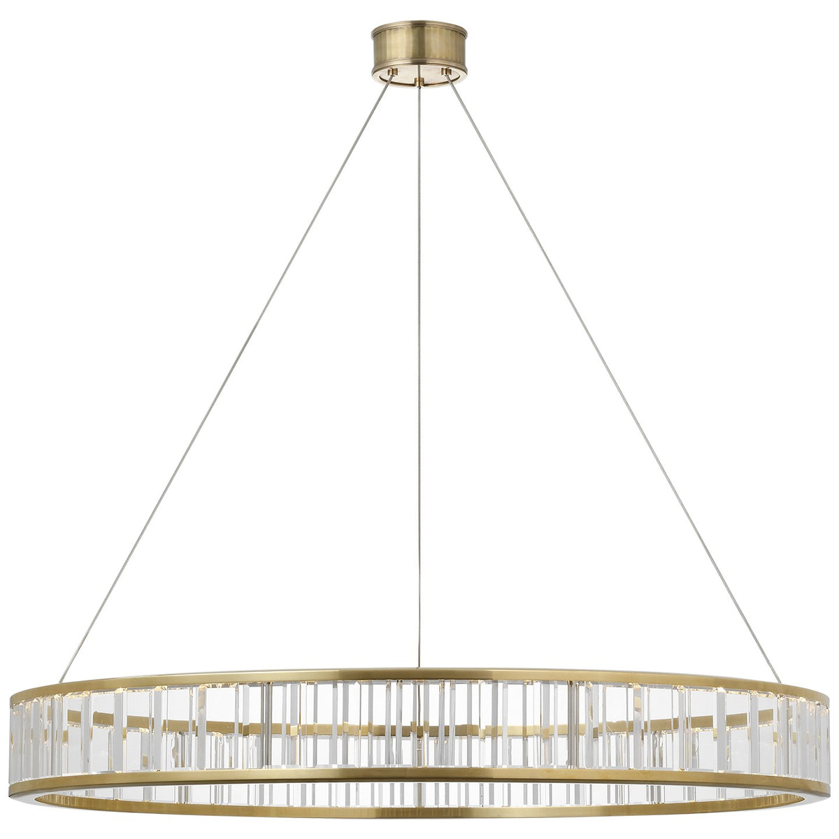 Visual Comfort Signature - CHC 5801AB-CG - LED Chandelier - Iterna - Antique-Burnished Brass