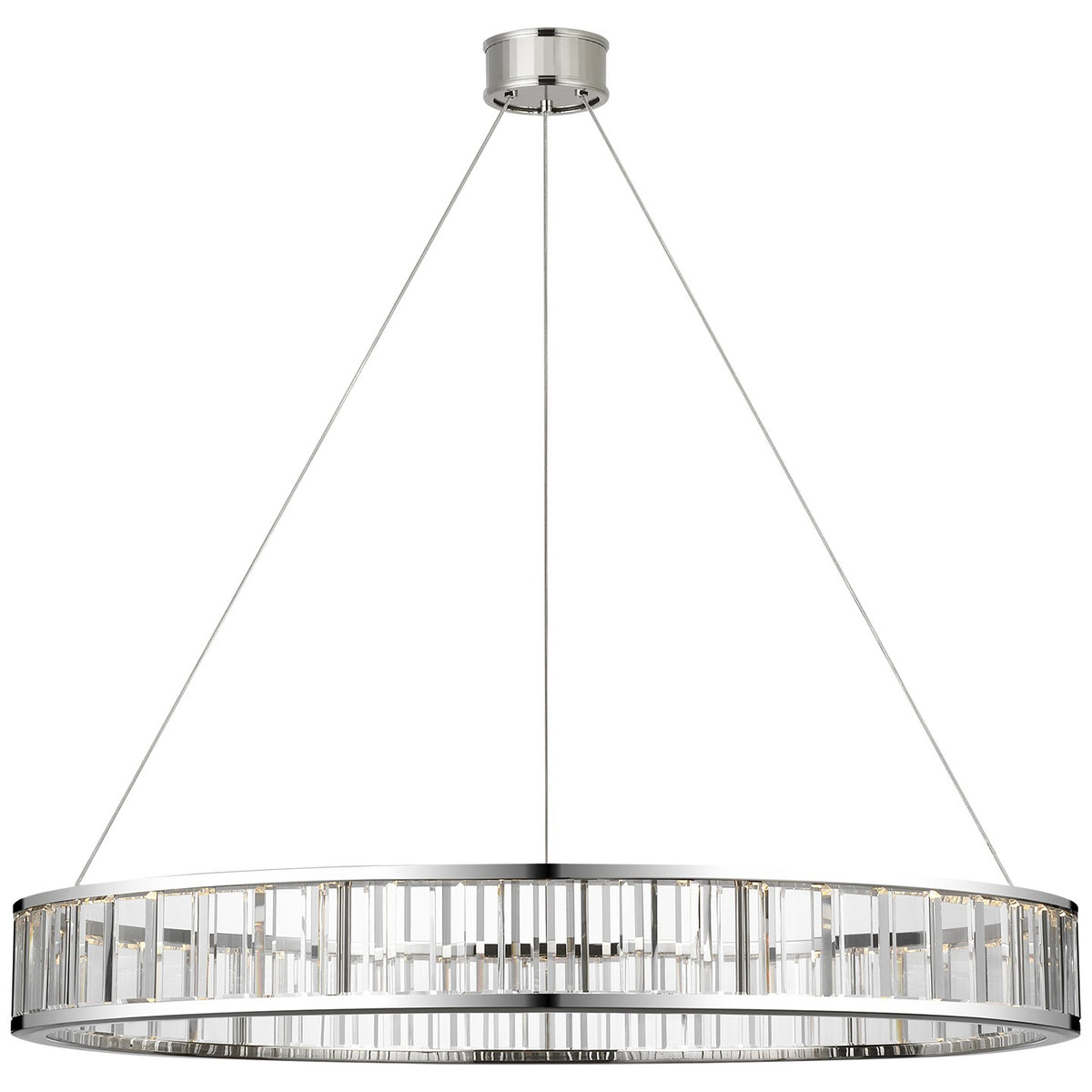 Visual Comfort Signature - CHC 5801PN-CG - LED Chandelier - Iterna - Polished Nickel