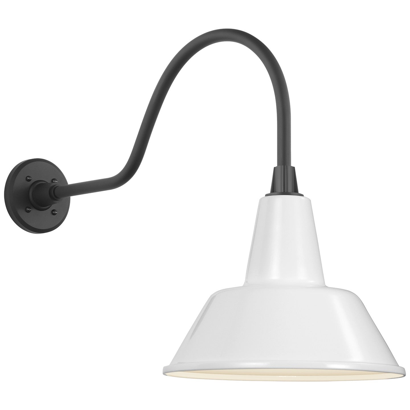 Visual Comfort Signature - TOB 2802MBK/S1-WHT - LED Barn Light - Academy Barn Light - Matte Black