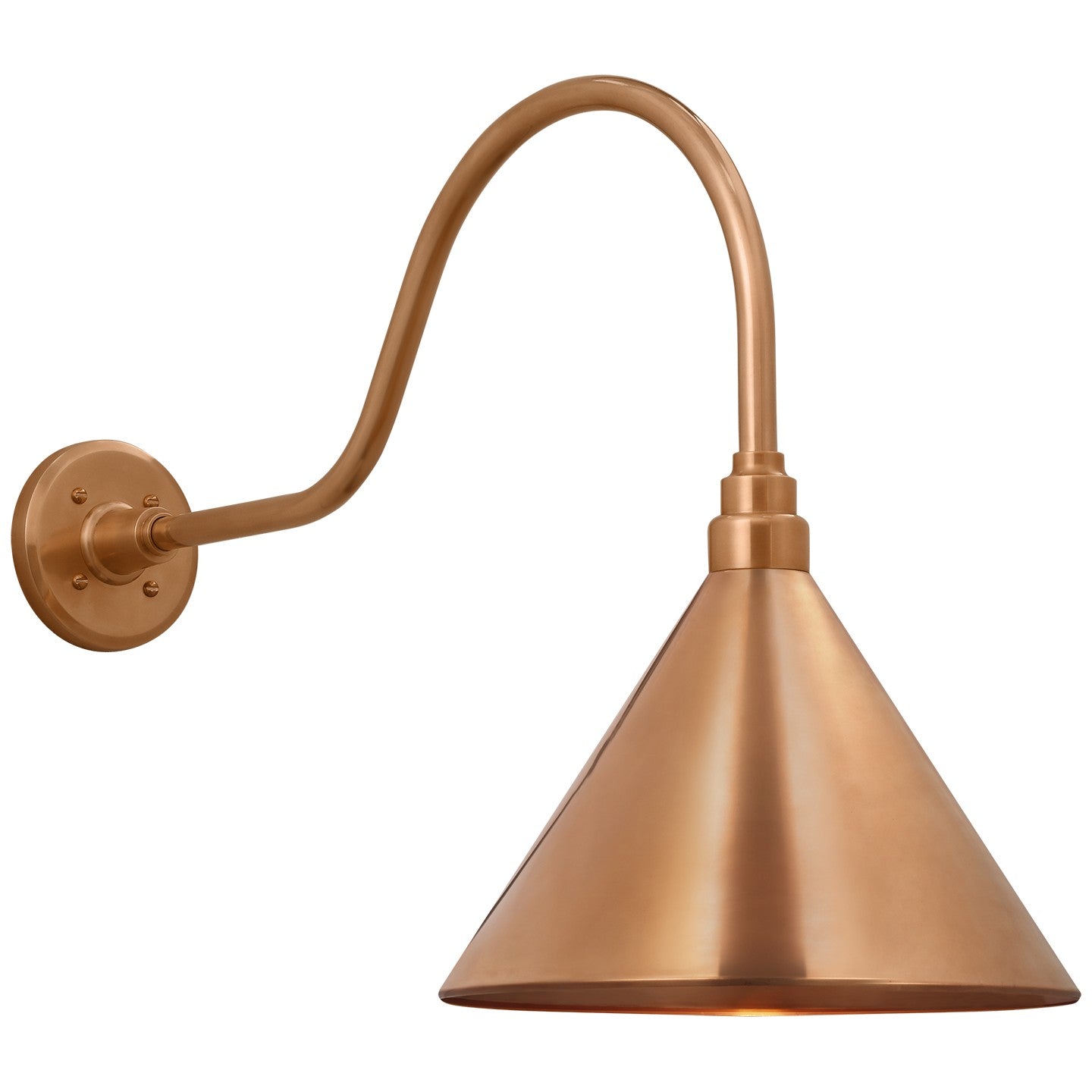 Visual Comfort Signature - TOB 2802SC/S11-SC - LED Barn Light - Academy Barn Light - Soft Copper