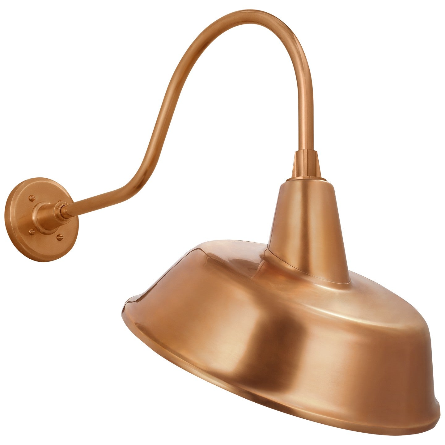 Visual Comfort Signature - TOB 2802SC/S4-SC - LED Barn Light - Academy Barn Light - Soft Copper