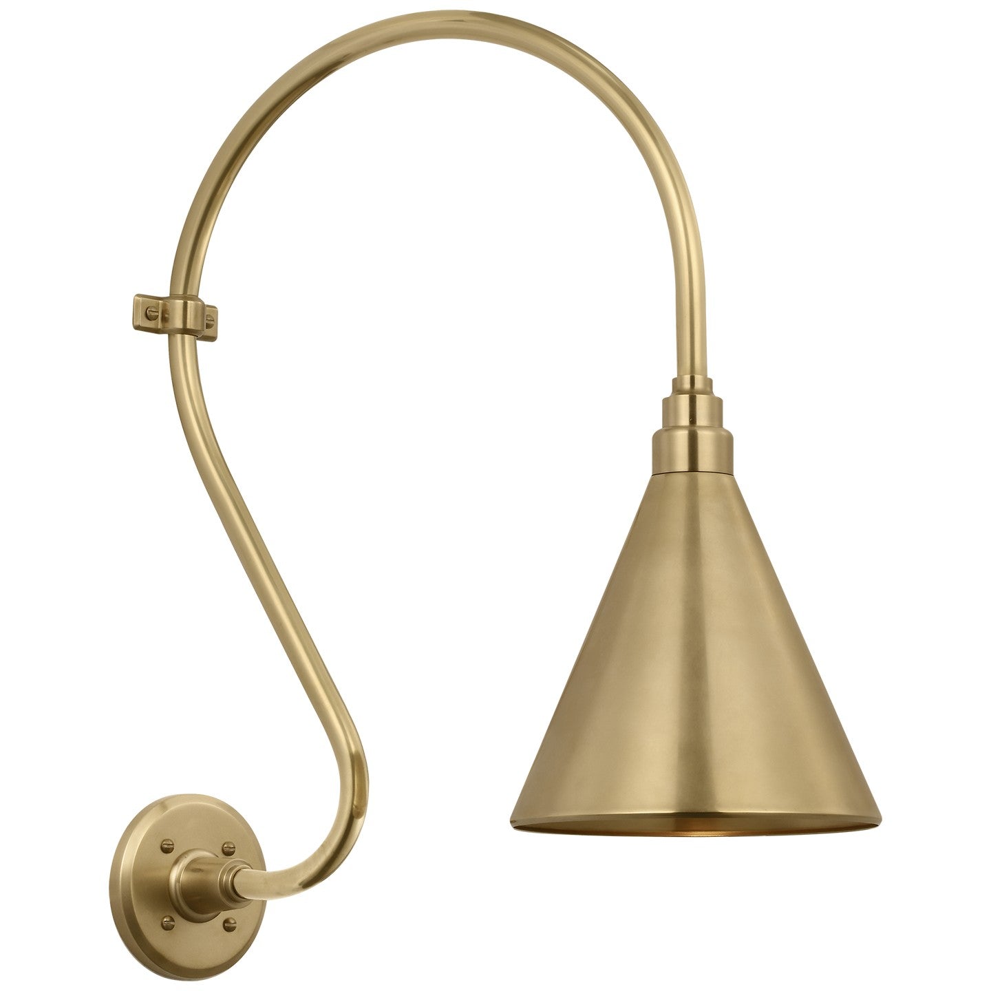 Visual Comfort Signature - TOB 2804HAB/S10-HAB - LED Barn Light - Academy Barn Light - Hand-Rubbed Antique Brass