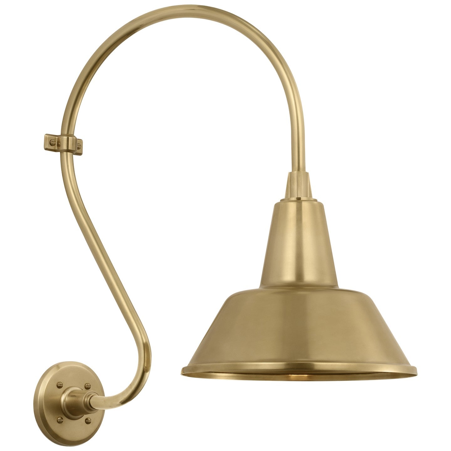 Visual Comfort Signature - TOB 2804HAB/S1-HAB - LED Barn Light - Academy Barn Light - Hand-Rubbed Antique Brass