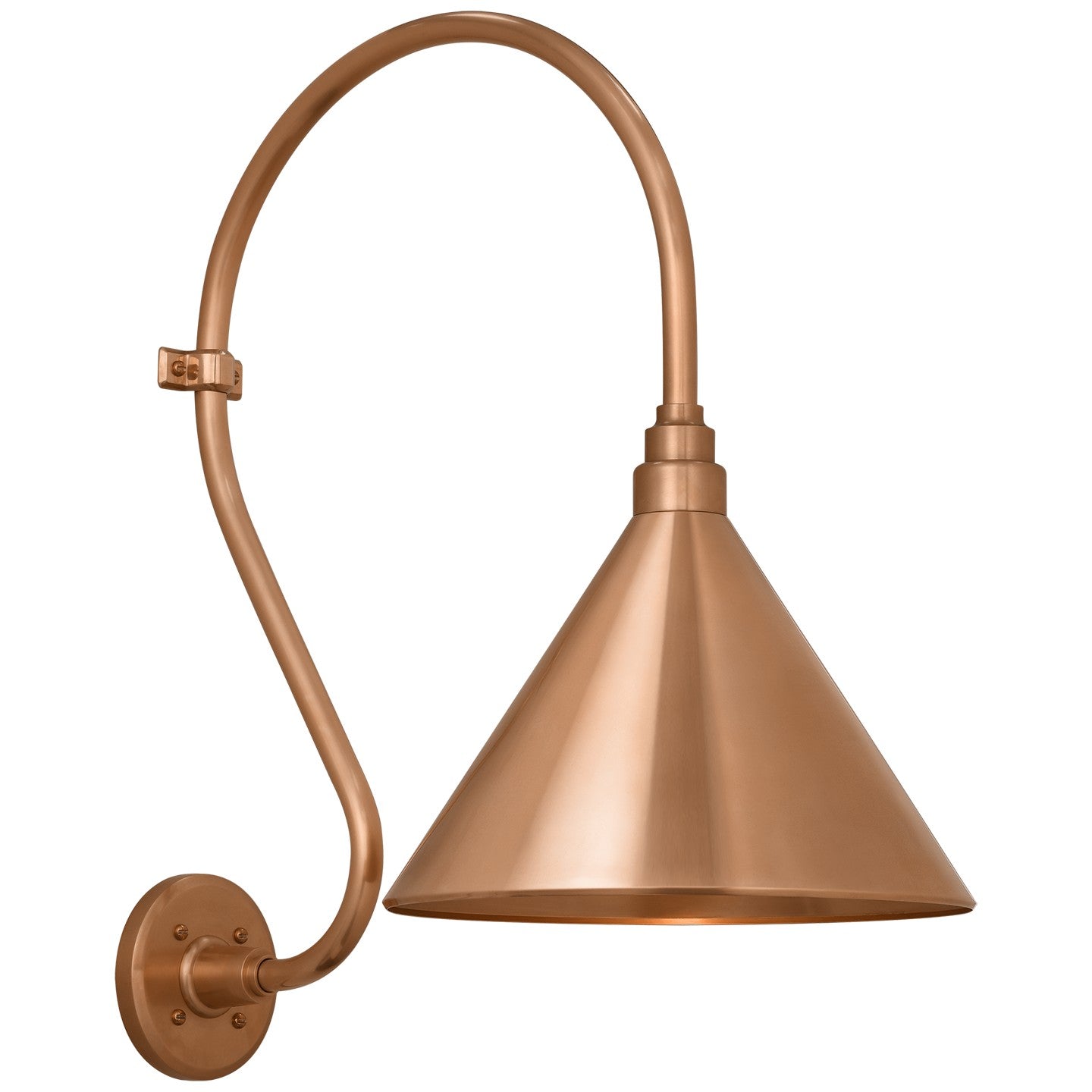 Visual Comfort Signature - TOB 2804SC/S11-SC - LED Barn Light - Academy Barn Light - Soft Copper