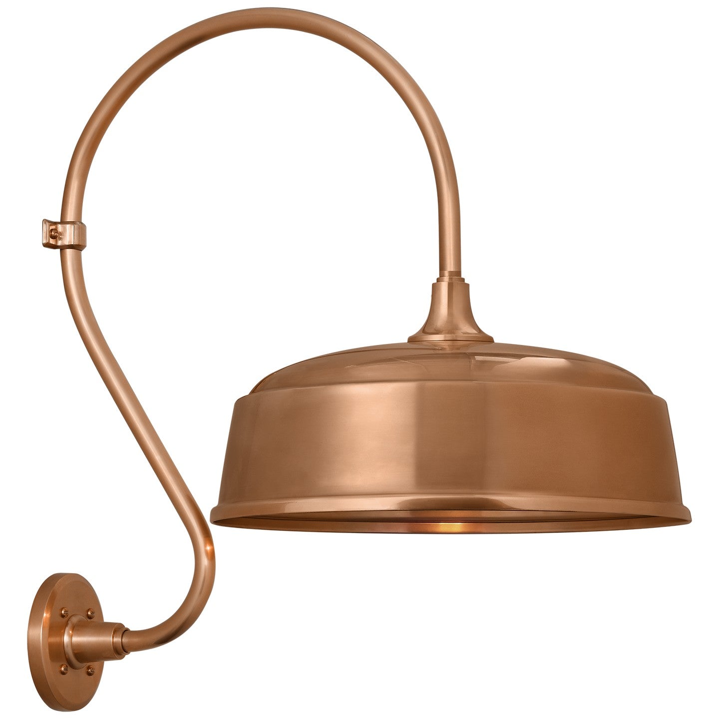 Visual Comfort Signature - TOB 2804SC/S7-SC - LED Barn Light - Academy Barn Light - Soft Copper
