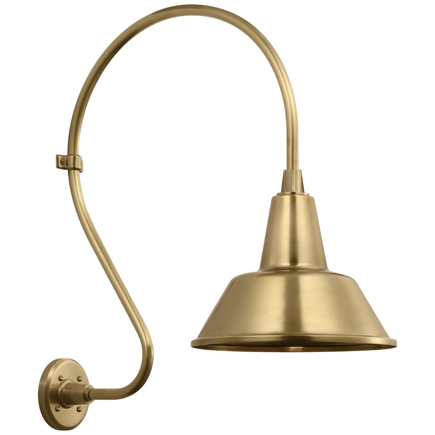 Visual Comfort Signature - TOB 2805HAB/S1-HAB - LED Barn Light - Academy Barn Light - Hand-Rubbed Antique Brass