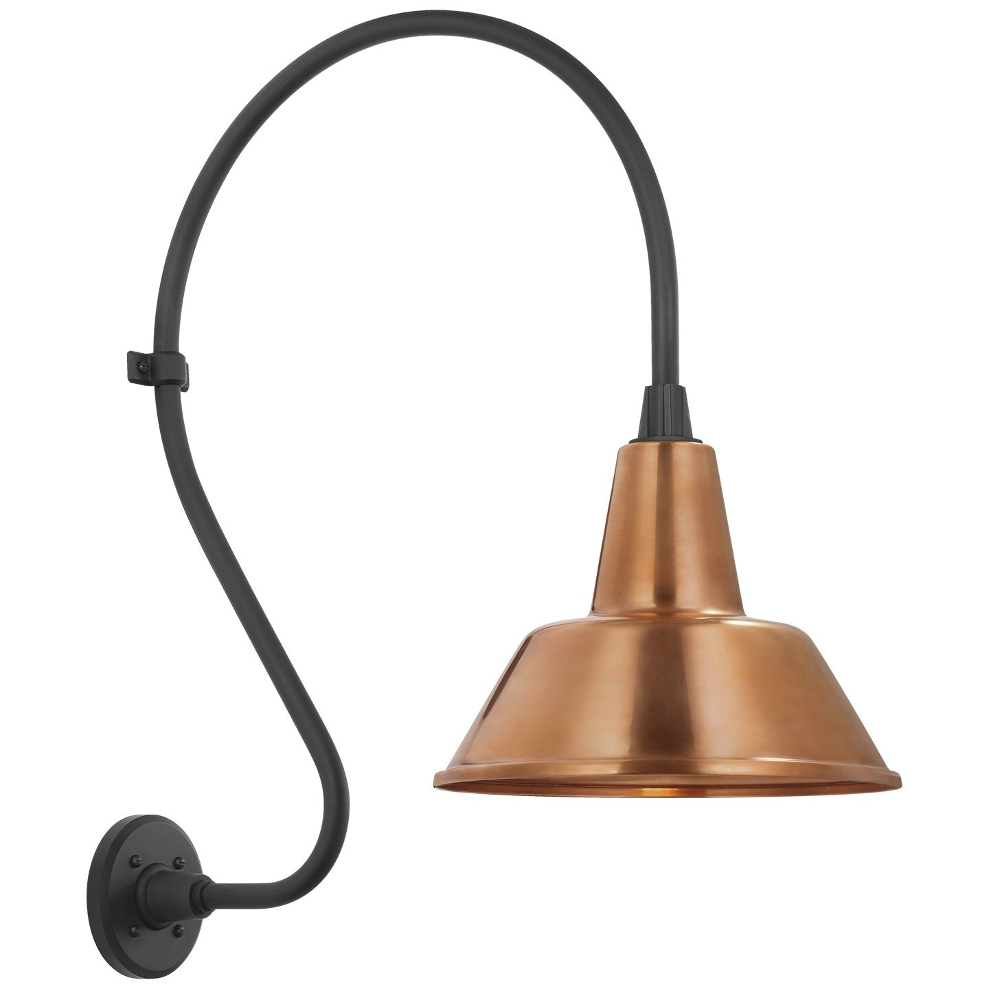 Visual Comfort Signature - TOB 2805MBK/S1-SC - LED Barn Light - Academy Barn Light - Matte Black