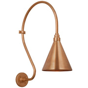 Visual Comfort Signature - TOB 2805SC/S10-SC - LED Barn Light - Academy Barn Light - Soft Copper