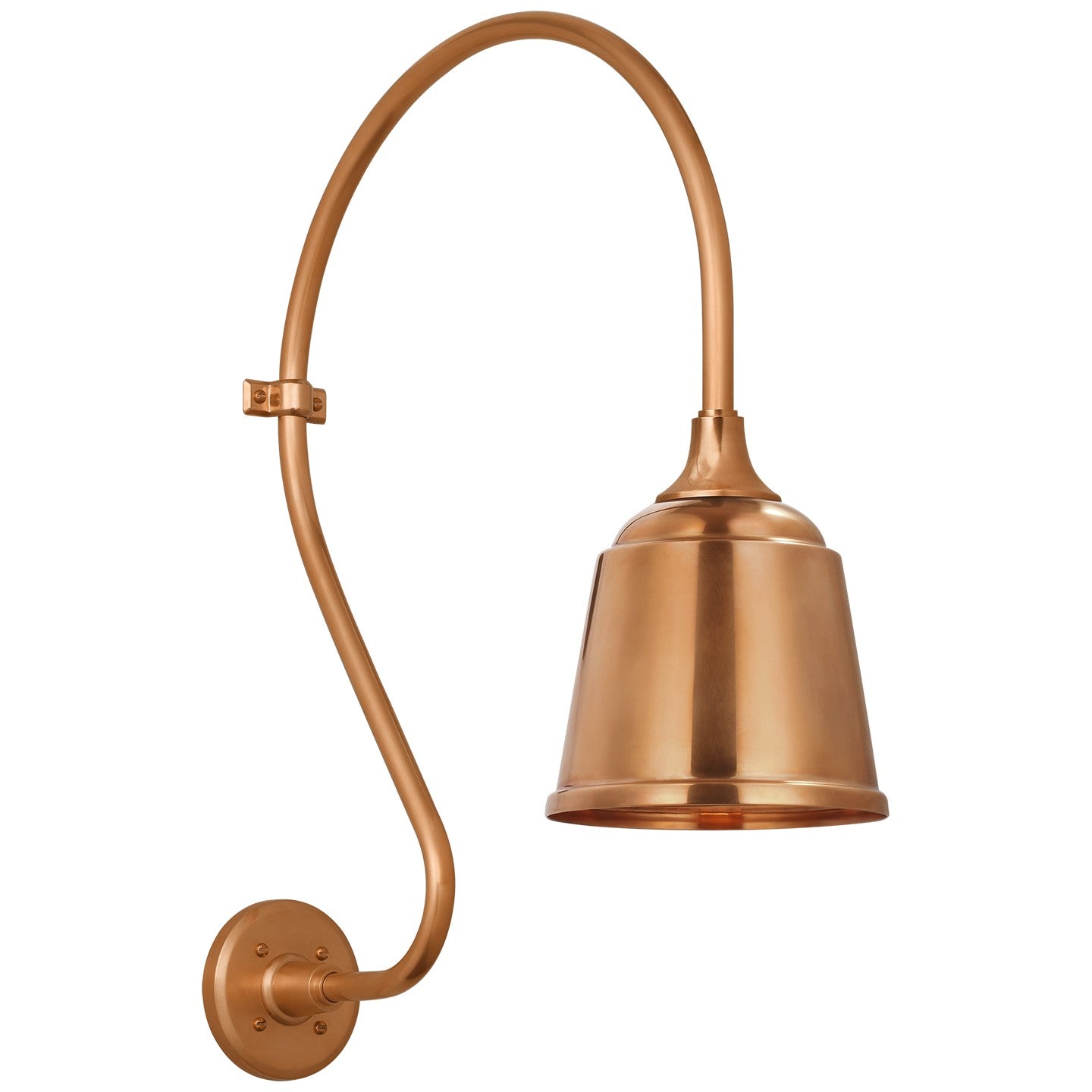 Visual Comfort Signature - TOB 2805SC/S5-SC - LED Barn Light - Academy Barn Light - Soft Copper