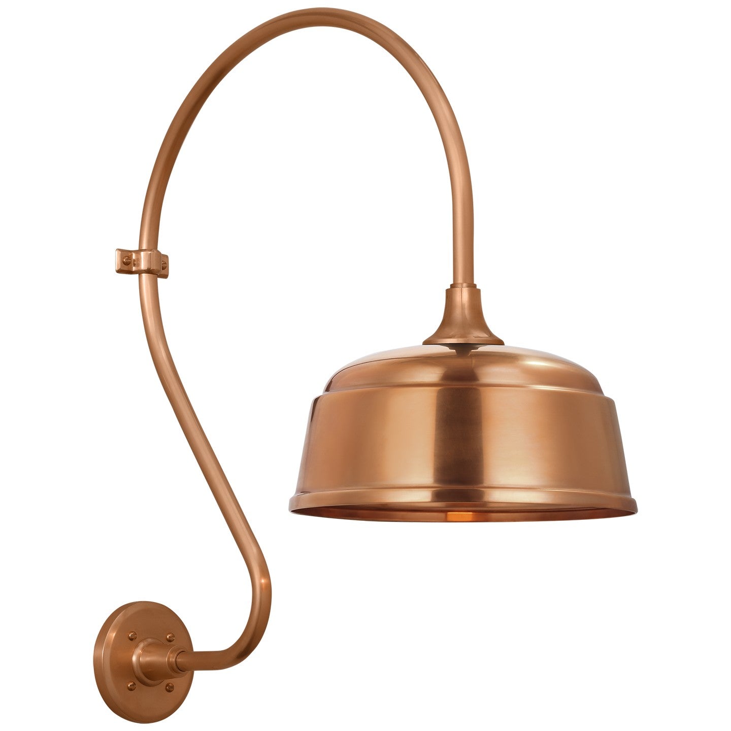 Visual Comfort Signature - TOB 2805SC/S6-SC - LED Barn Light - Academy Barn Light - Soft Copper