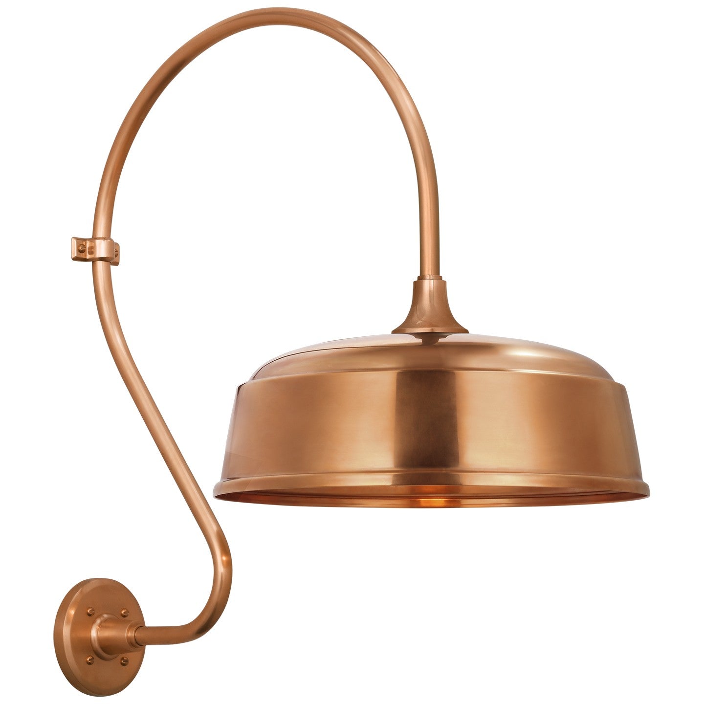 Visual Comfort Signature - TOB 2805SC/S7-SC - LED Barn Light - Academy Barn Light - Soft Copper