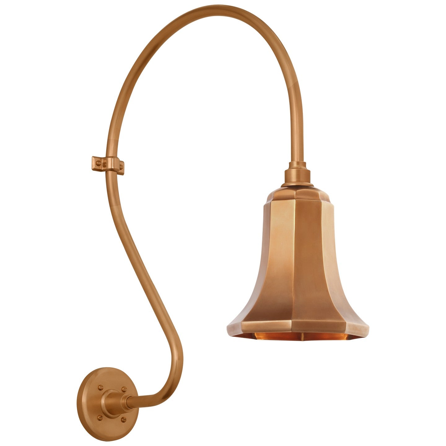 Visual Comfort Signature - TOB 2805SC/S8-SC - LED Barn Light - Academy Barn Light - Soft Copper