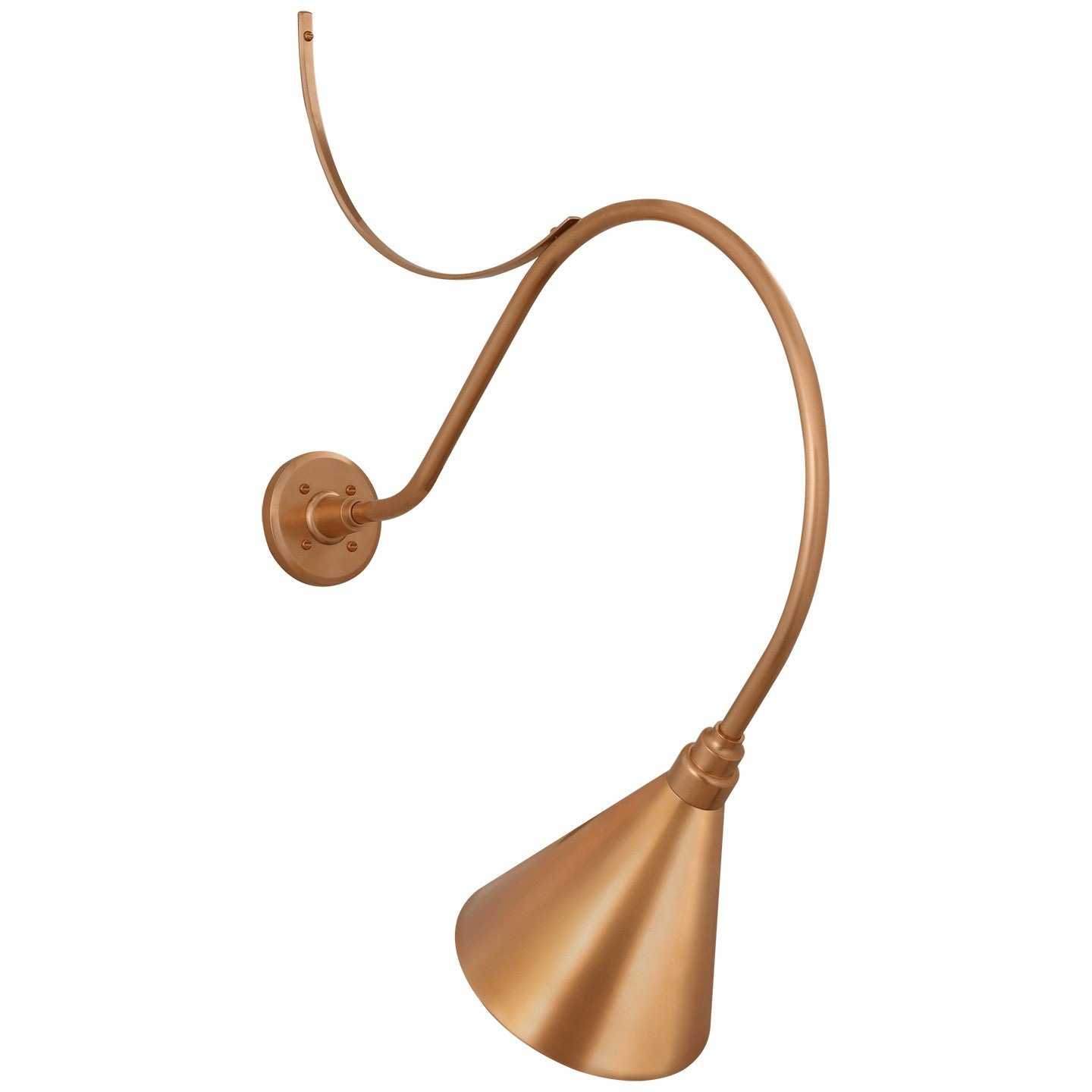 Visual Comfort Signature - TOB 2806SC/S10-SC - LED Barn Light - Academy Barn Light - Soft Copper