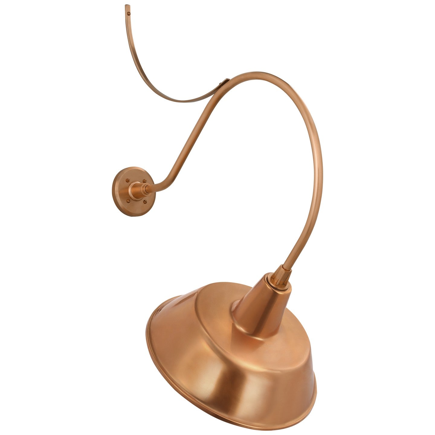 Visual Comfort Signature - TOB 2806SC/S2-SC - LED Barn Light - Academy Barn Light - Soft Copper