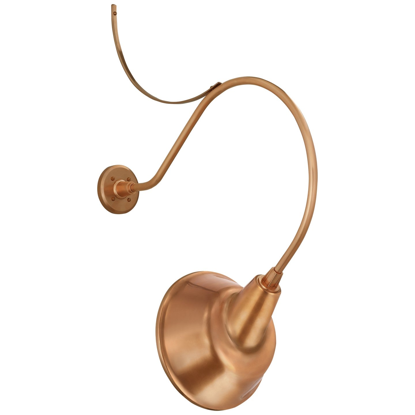 Visual Comfort Signature - TOB 2806SC/S3-SC - LED Barn Light - Academy Barn Light - Soft Copper