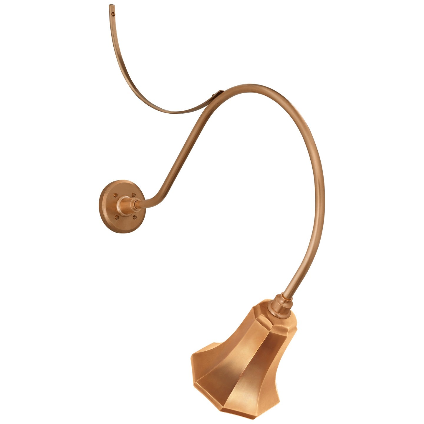 Visual Comfort Signature - TOB 2806SC/S8-SC - LED Barn Light - Academy Barn Light - Soft Copper