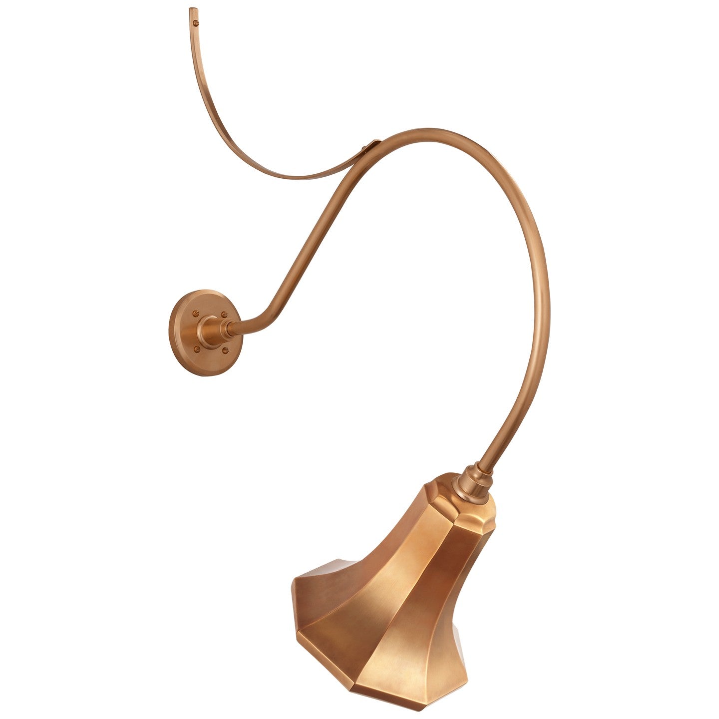 Visual Comfort Signature - TOB 2806SC/S9-SC - LED Barn Light - Academy Barn Light - Soft Copper