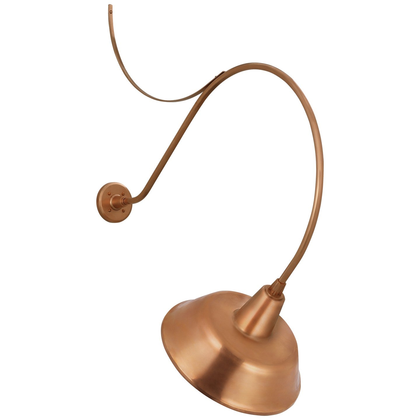 Visual Comfort Signature - TOB 2807SC/S2-SC - LED Barn Light - Academy Barn Light - Soft Copper